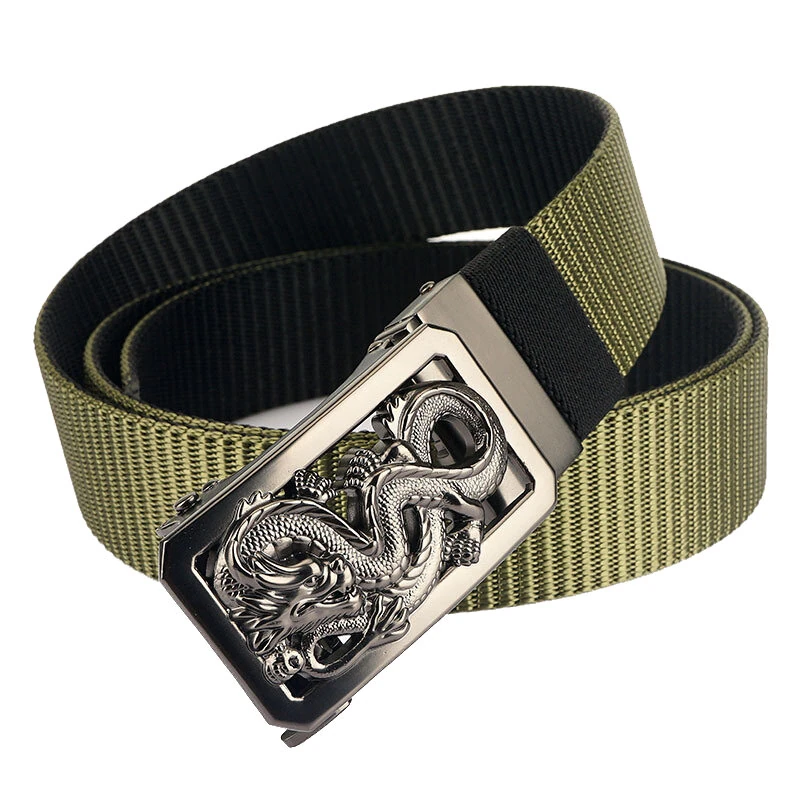 ENNIU 125cm Metal Buckle Tactical Belt Nylon Army Military Outdoor Casual Belt for Men Women — view 4