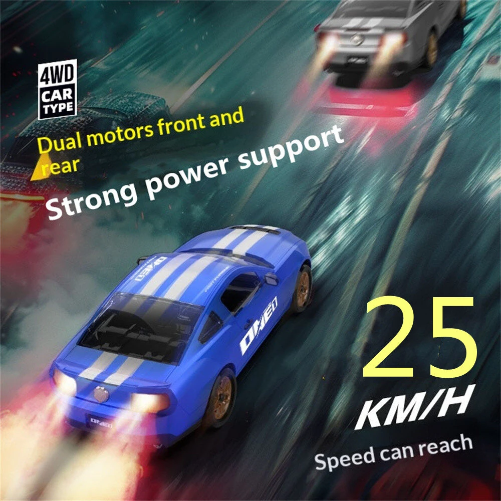 ENOZE 8211 RTR 1/12 2.4G 4WD Drift RC Car Full Proportional Remote Control Mini Race LED Light High-Speed Motor On-Road Racing Vehicle Model Boys Gifts Toys — view 5