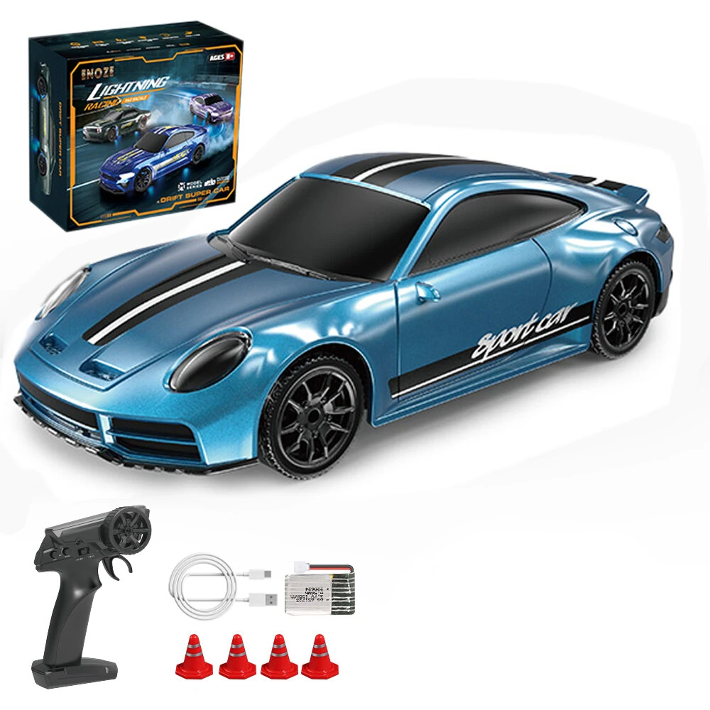 ENOZE 8502 8503 1/43 2.4G 4WD RTR Full Scale Mini Drift RC Car LED Lights Desktop Vehicle Models — ENOZE