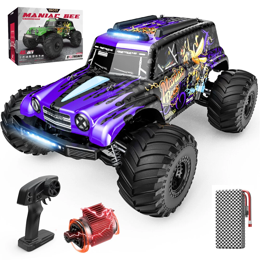 ENOZE 9007E 1/14 2.4G 4WD High-Speed Full-Proportional Control Off-Road Racing RC Car Vehicle Models RTR — view 4