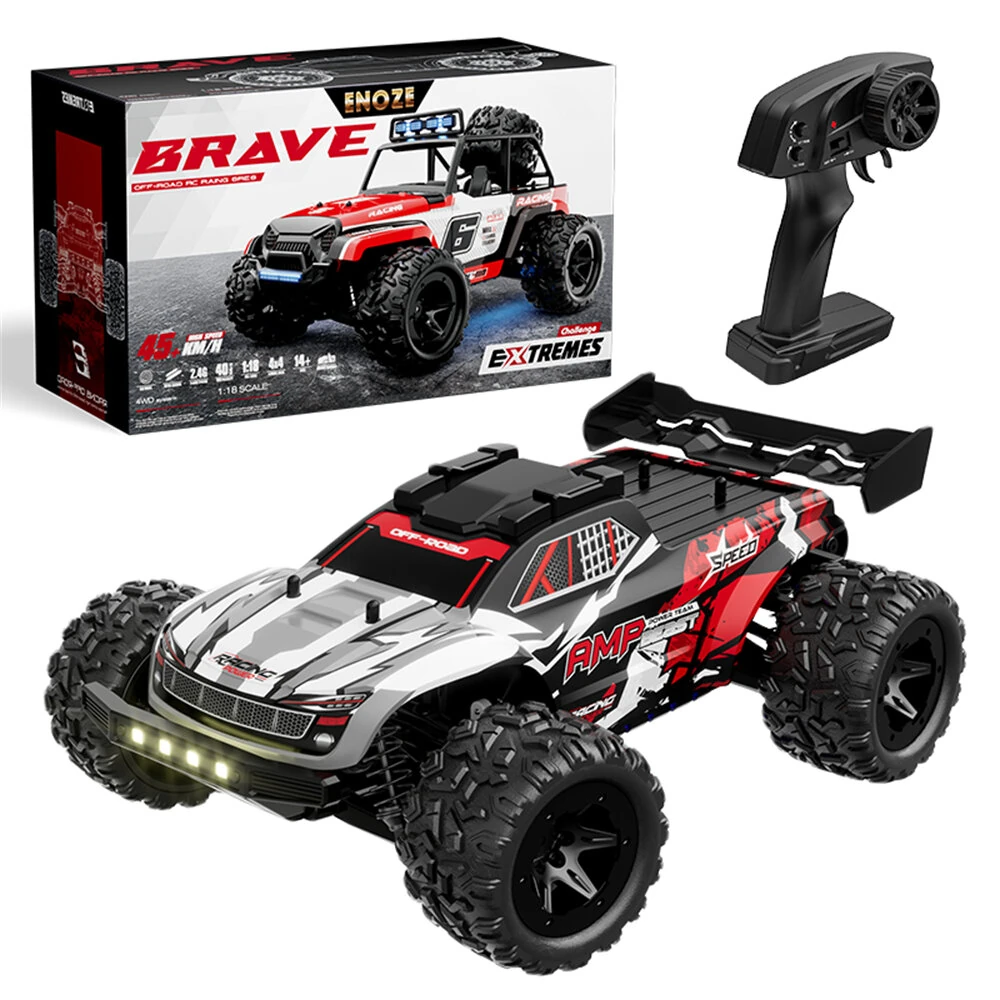ENOZE 9312E 1/18 2.4G 4WD Off-road RC Car RTR Cool Light Proportional Control Vehicles Models Toys — view 2