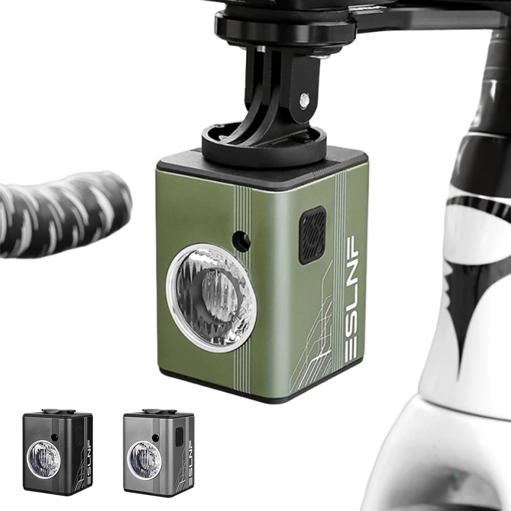 ESLNF 2500LM Smart Light Sensing Bicycle Headlight Type-C Charging Aluminum Alloy Bike Front Light for MTB Road Bike Night Riding Safety