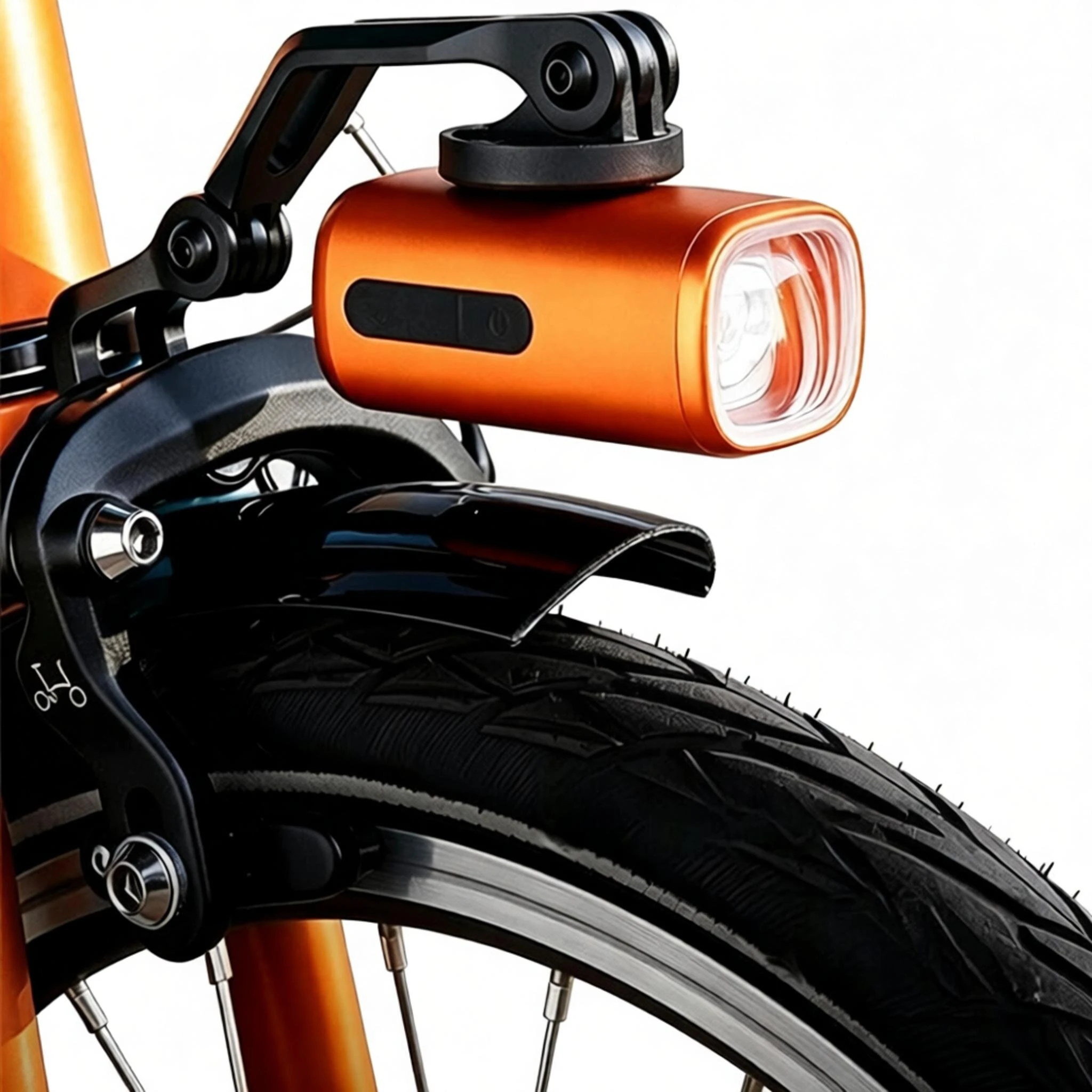 ESLNF Dual Beam Bicycle Light 1300LM USB-C Rechargeable 2400mAh IPX6 Waterproof Cycling for MTB, Road Bike, Scooter — image 1