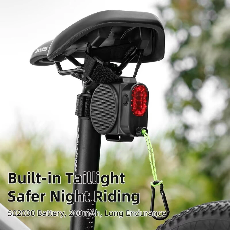 ESLNF Retractable Bicycle Towing Rope with Tail Light 3M Reflective Cord with 130KG Max Load Parent-Child Cycling Safety Gear — view 4