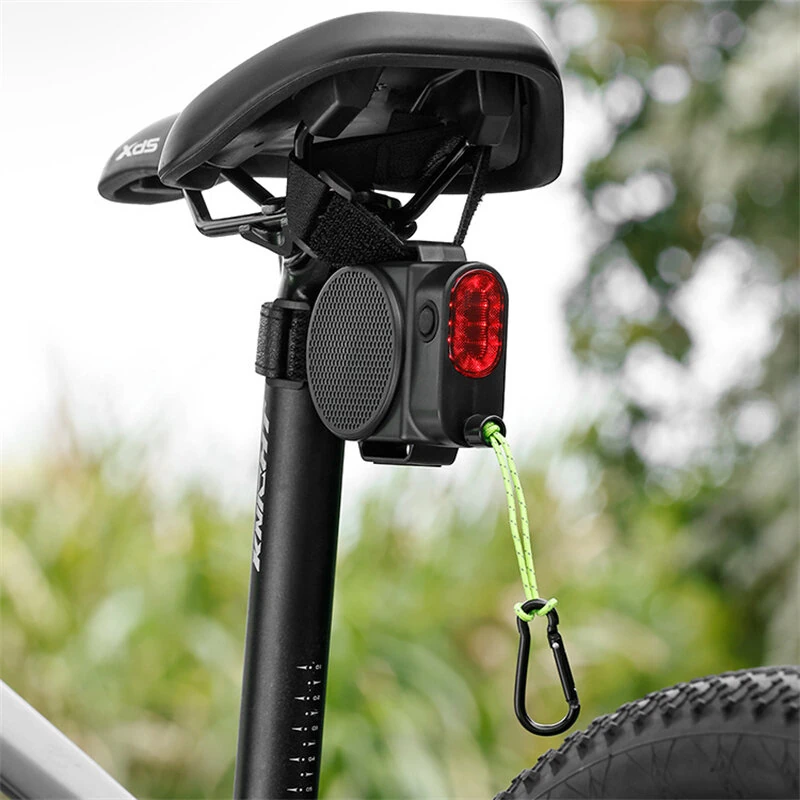 ESLNF Retractable Bicycle Towing Rope with Tail Light 3M Reflective Cord with 130KG Max Load Parent-Child Cycling Safety Gear — view 7