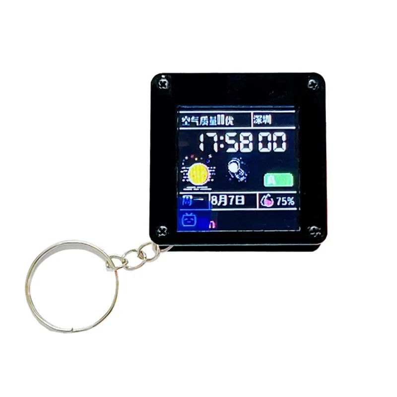 ESP32 C3 1.44 Inch LCD Display Desktop Small Ornaments Portable Carry-on Pendant Lvgl Spaceman ST7735 — image 1