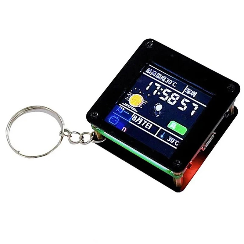 ESP32 C3 1.44 Inch LCD Display Desktop Small Ornaments Portable Carry-on Pendant Lvgl Spaceman ST7735 — view 2