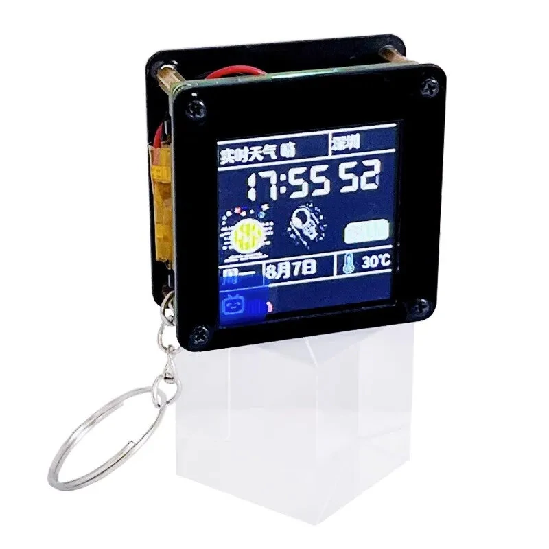ESP32 C3 1.44 Inch LCD Display Desktop Small Ornaments Portable Carry-on Pendant Lvgl Spaceman ST7735 — view 4