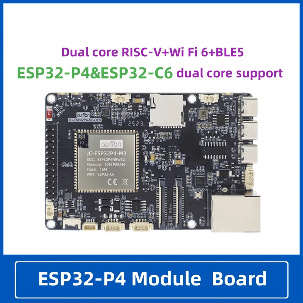 ESP32P4 Module ESP32-P4 ESP32-C6 Dual-Core RISC-V Processor Development Board High Speed Connectivity IoT Solution — view 3