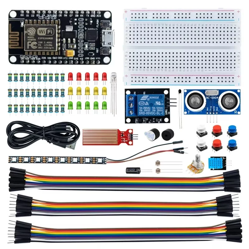 ESP8266 DC 5V Wi-Fi Internet Development Board for Arduino Breadboard WiFi Sensors IoT Starter Kit — image 1