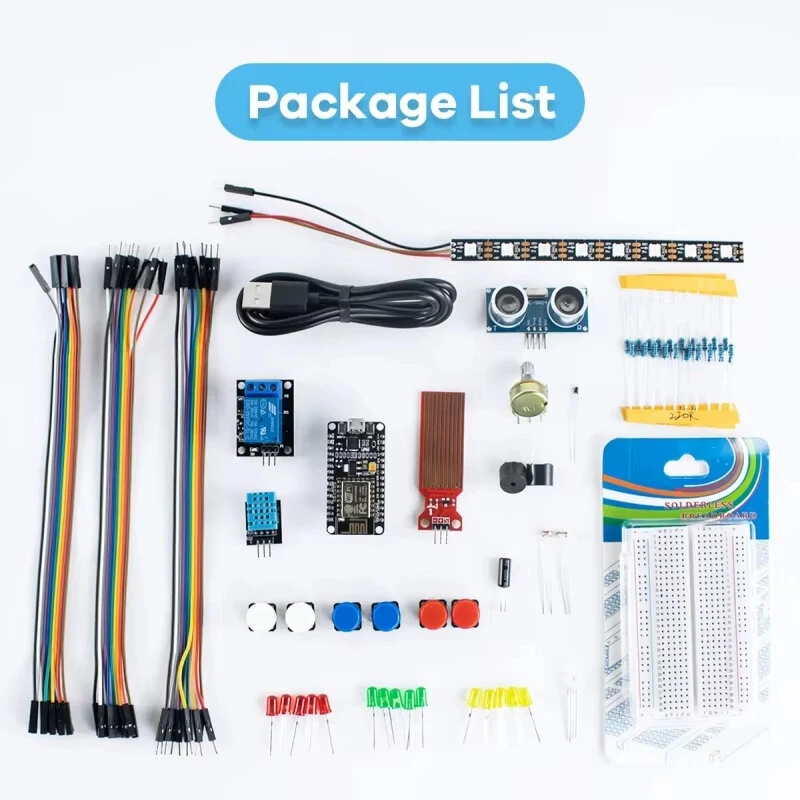 ESP8266 DC 5V Wi-Fi Internet Development Board for Arduino Breadboard WiFi Sensors  IoT Starter Kit — view 2