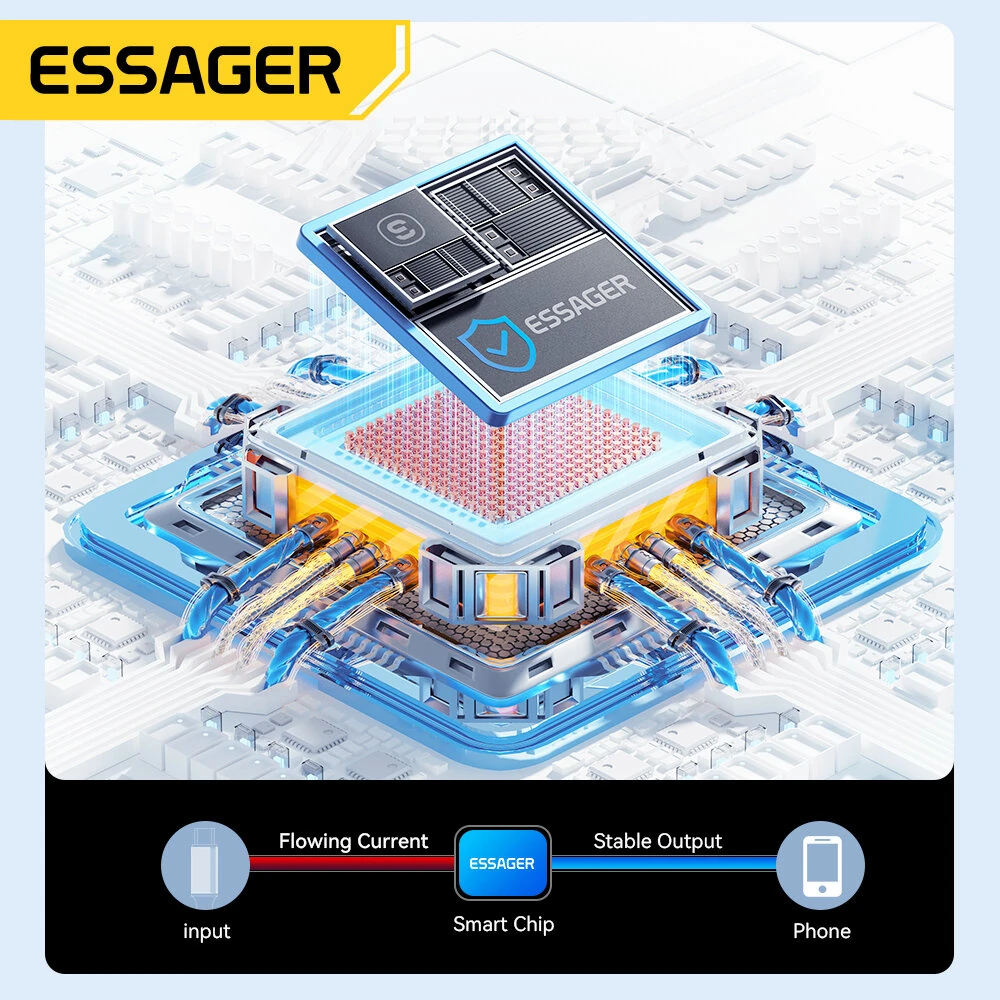 ESSAGER ES-X45 6A 120W USB-A to Type-C Cable Fast Charging Data Transmission Copper Core Line 1M/2M Long for iPhone 15 15 Plus for Samsung Galaxy Z Flod 6 for Xiaomi Civi 4 Pro for Huawei Pura 70 Ultra — view 7