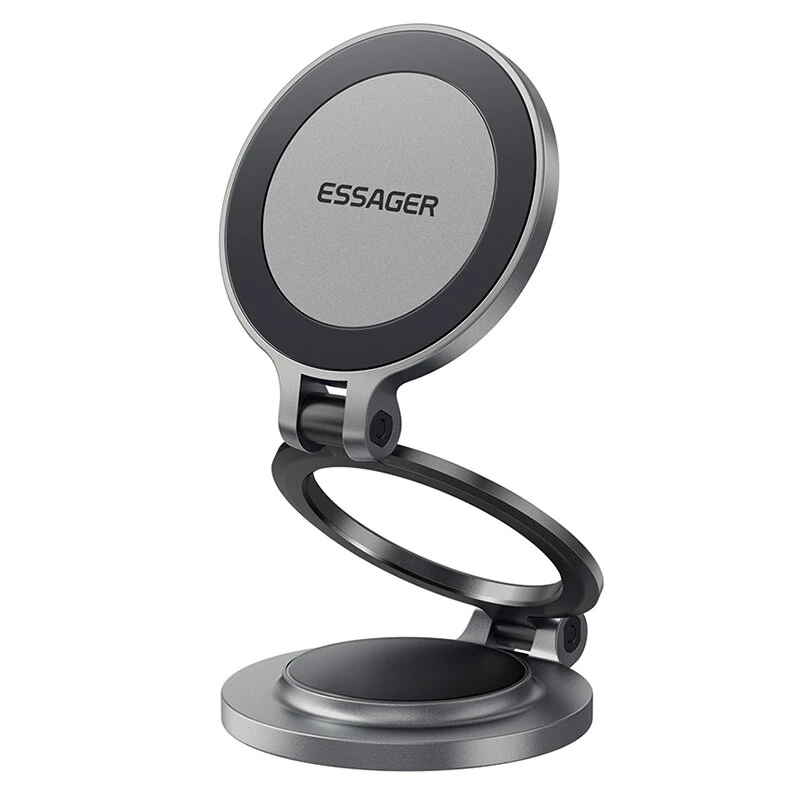 ESSAGER ES-ZJ30 Magnetic Car Phone Holder N52 Strong Magnet Adjustable Arm Universal Dashboard Mount for iPhone 17 17Pro 16 Pro Max 15 14 for Samsung 1.2kg Capacity