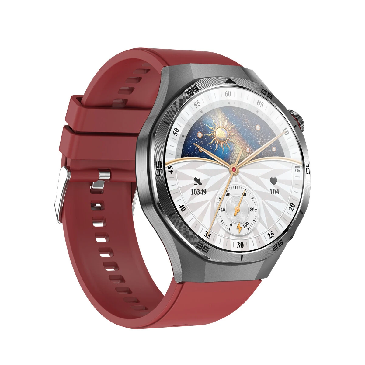 ET456 1.56inch AMOLED Display ECG Intelligent Micro Physical Examination NFC Voice Assistant bluetooth Call Heart Rate Blood Pressure SpO2 Monitor Sleep Monitoring Menstrual Tracking Respiratory Training Metto Function SOS Emergency Call Multi-sport Modes — view 10