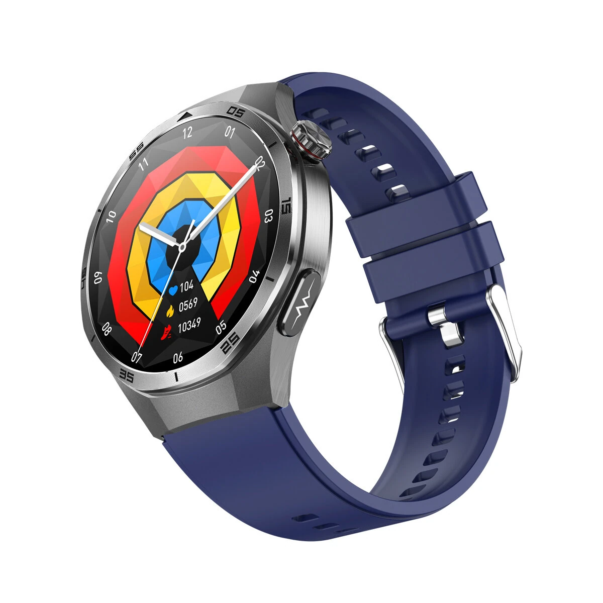 ET456 1.56inch AMOLED Display ECG Intelligent Micro Physical Examination NFC Voice Assistant bluetooth Call Heart Rate Blood Pressure SpO2 Monitor Sleep Monitoring Menstrual Tracking Respiratory Training Metto Function SOS Emergency Call Multi-sport Modes — view 5