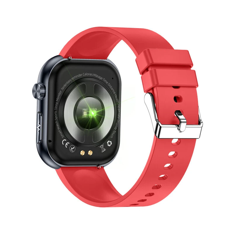 ET587 1.96inch AMOLED Display ECG Function Micro-physical Examination SOS Emergency bluetooth Call Heart Rate Blood Pressure Blood Oxygen Monitor Sleep Body Temperature Measurement Women's Health Multi-sport Modes IP68 Waterproof Smart Watch — view 10