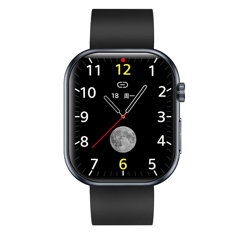 ET587 1.96inch AMOLED Display ECG Function Micro-physical Examination SOS Emergency bluetooth Call Heart Rate Blood Pressure Blood Oxygen Monitor Sleep Body Temperature Measurement Women's Health Multi-sport Modes IP68 Waterproof Smart Watch — view 7