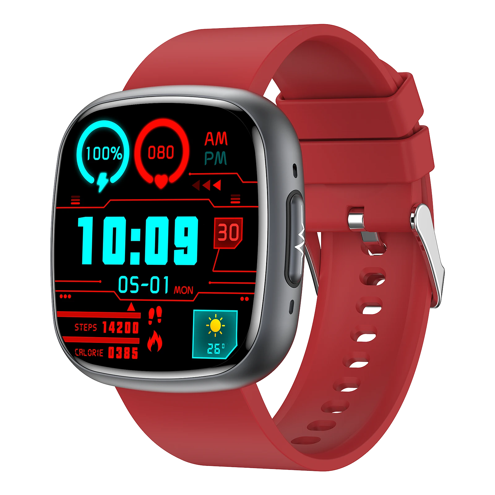ET593 1.72 inch HD ECG Micro-physical Examination HRV Detection Non-invasive Blood Sugar Monitoring Uric Acid Lipid Health Smart Watch 1.72 inch HD ECG Micro-physical Examination HRV Detection Non-invasive Blood Sugar Monitoring Uric Acid Lipid Health Sma — view 2