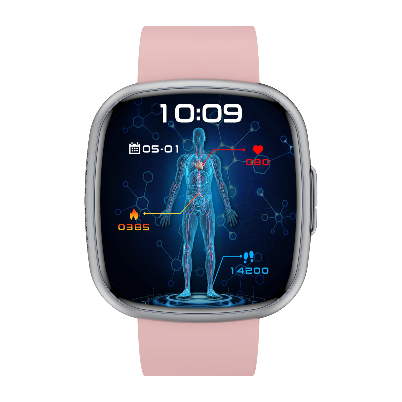 ET593 1.72 inch HD ECG Micro-physical Examination HRV Detection Non-invasive Blood Sugar Monitoring Uric Acid Lipid Health Smart Watch 1.72 inch HD ECG Micro-physical Examination HRV Detection Non-invasive Blood Sugar Monitoring Uric Acid Lipid Health Sma — view 5