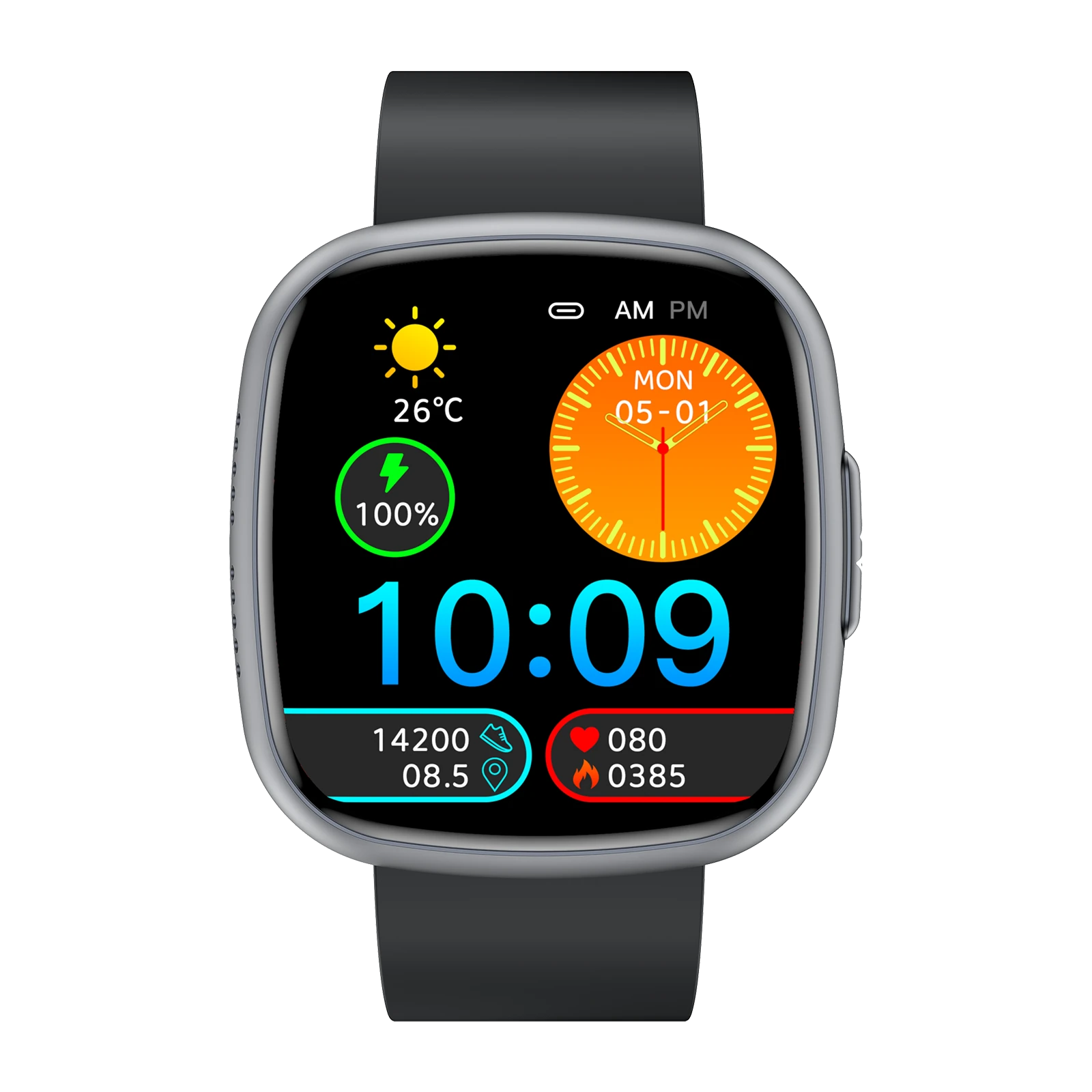 ET593 1.72 inch HD ECG Micro-physical Examination HRV Detection Non-invasive Blood Sugar Monitoring Uric Acid Lipid Health Smart Watch 1.72 inch HD ECG Micro-physical Examination HRV Detection Non-invasive Blood Sugar Monitoring Uric Acid Lipid Health Sma — view 6