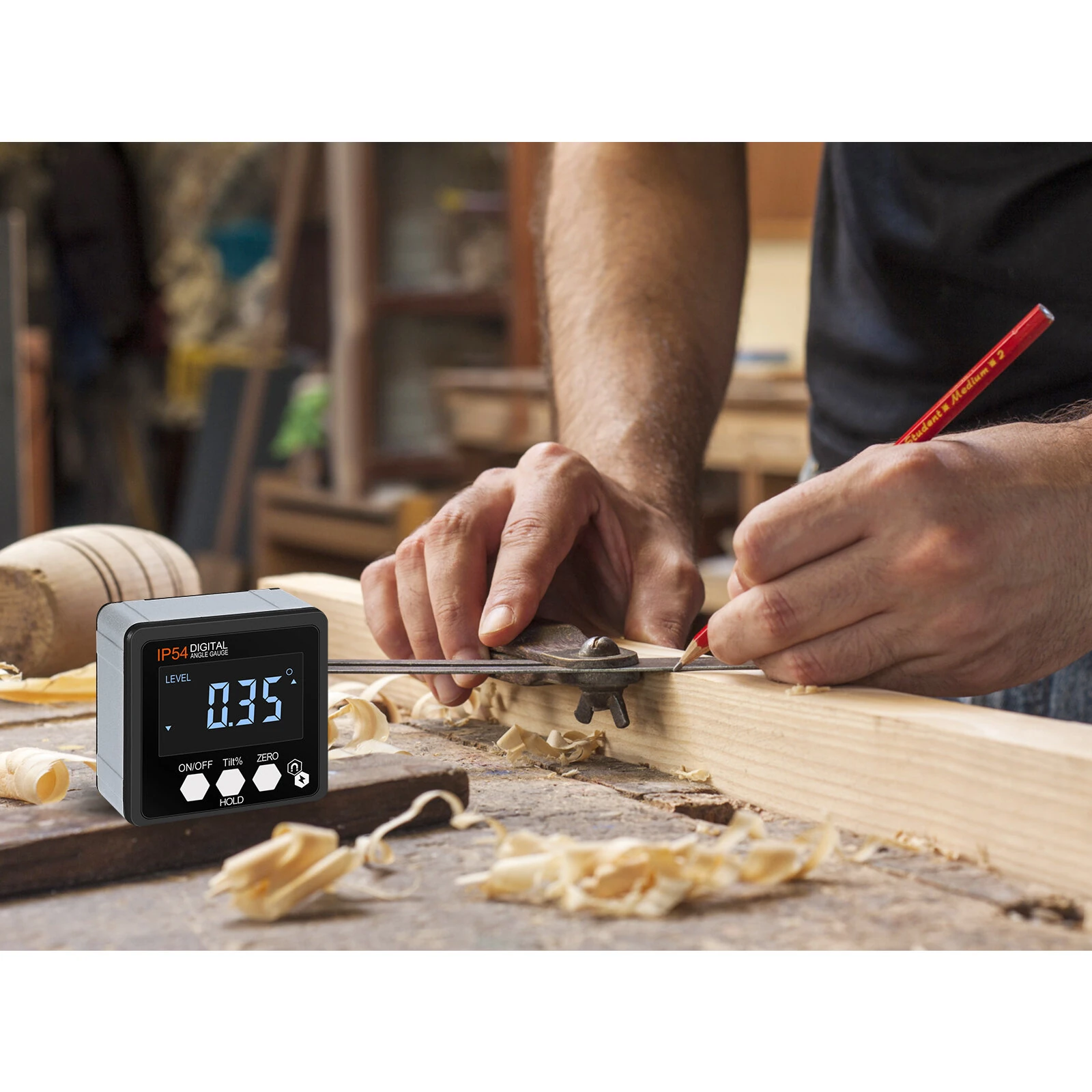 ETOPOO 4*90° Updated Precision Digital Protractor Inclinometer Level Box Digita — view 3