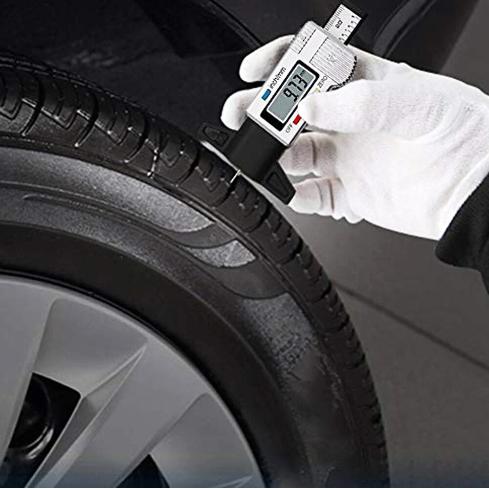 ETOPOO Digital Car Tyre Tire Tread Depth Gauge Meter Auto Tire Wear Detection Measuring Tool Caliper Thickness Gauges Monitoring System — view 3