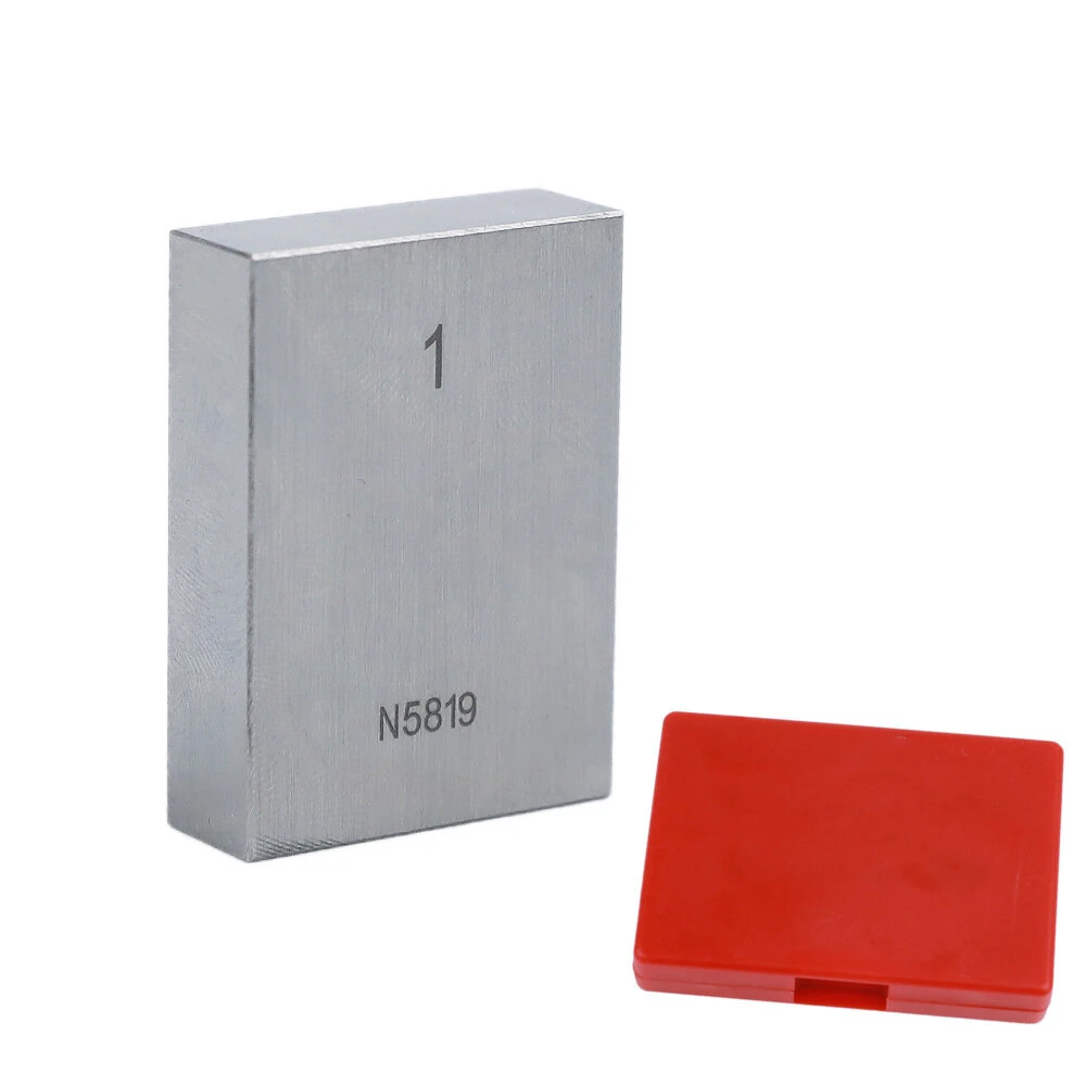 ETOPOO LK-1L Precision 1 Inch Steel Gauge Block Laser Engraved Calibration High Accuracy Machinist Tool Quality Control Measurement Professional Standard