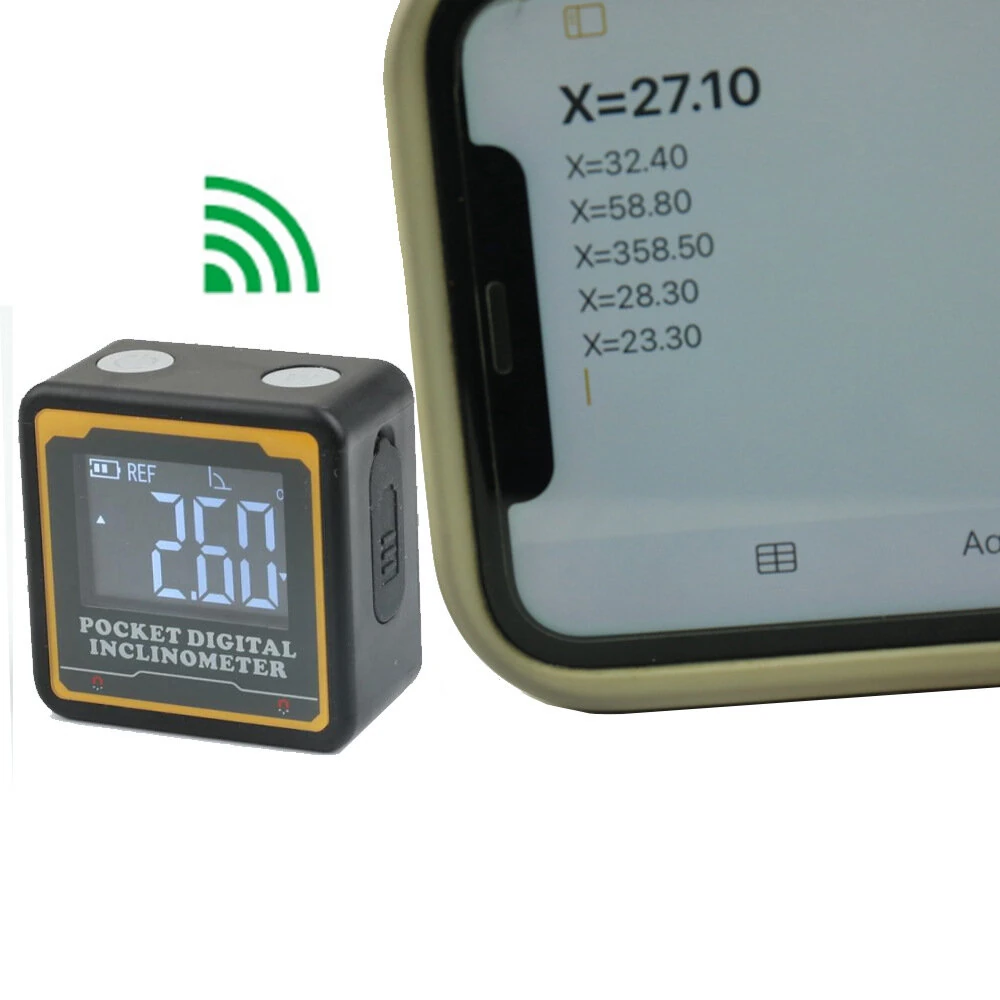 ETOPOO Mini Pocket Inclinometer with Bluetooth Digital Display Angle Measuring Slope Meter - Ideal for Surveying  Construction and Engineering Projects — view 7