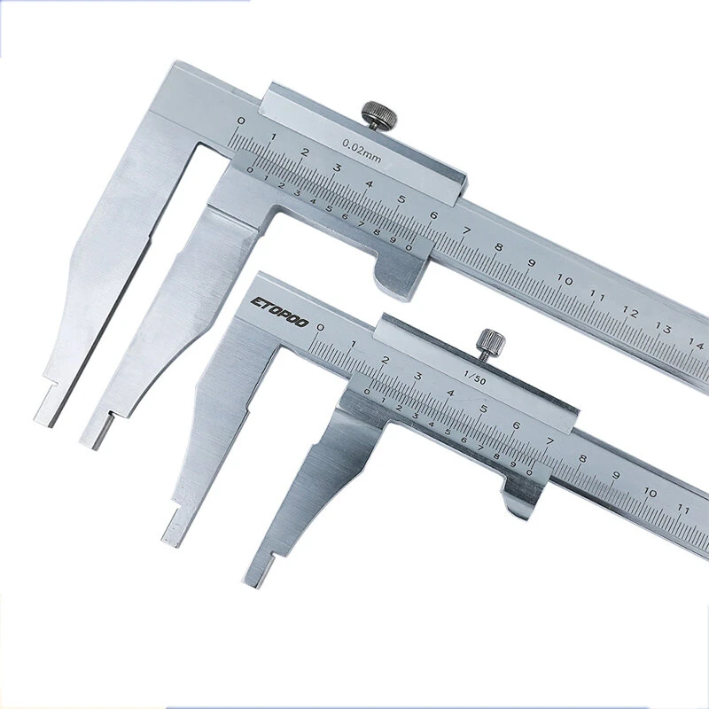ETOPOO Steel Vernier Caliper High Precision 0.02mm Accuracy 0-200mm 0-300mm Measurement Range Single Way Claw User-Friendly Design for Accurate Measurements