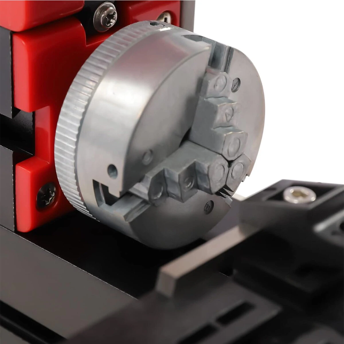 EU Plug 24W High-Speed Mini Wood Metal Lathe Machine 12V DIY Tool CNC Metal Motorized Lathe Machine 20000rpm/min — view 3