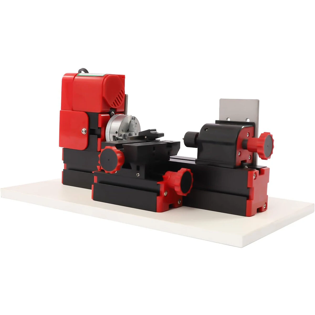 EU Plug 24W High-Speed Mini Wood Metal Lathe Machine 12V DIY Tool CNC Metal Motorized Lathe Machine 20000rpm/min — view 7