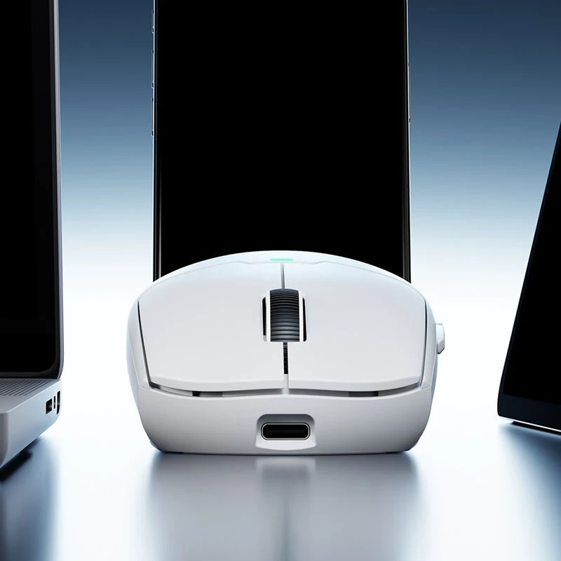 EWEADN E11Pro Tri-mode Wireless Gaming Mouse PAW3311 Sensor 24000DPI Dual 1K Return Rate 500mAh Battery 65g Lightweight Low Game Delay 2.4G/Wired/bluetooth — view 6