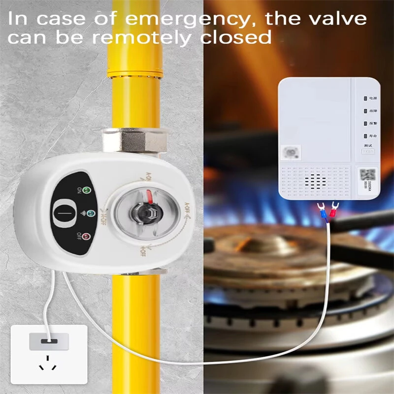 EWelink APP WiFi Smart Valve Water Gas Shutoff Automated Ball Valve DN15/DN20/DN25 Wireless Control for Alexa GoogleAlice — view 6