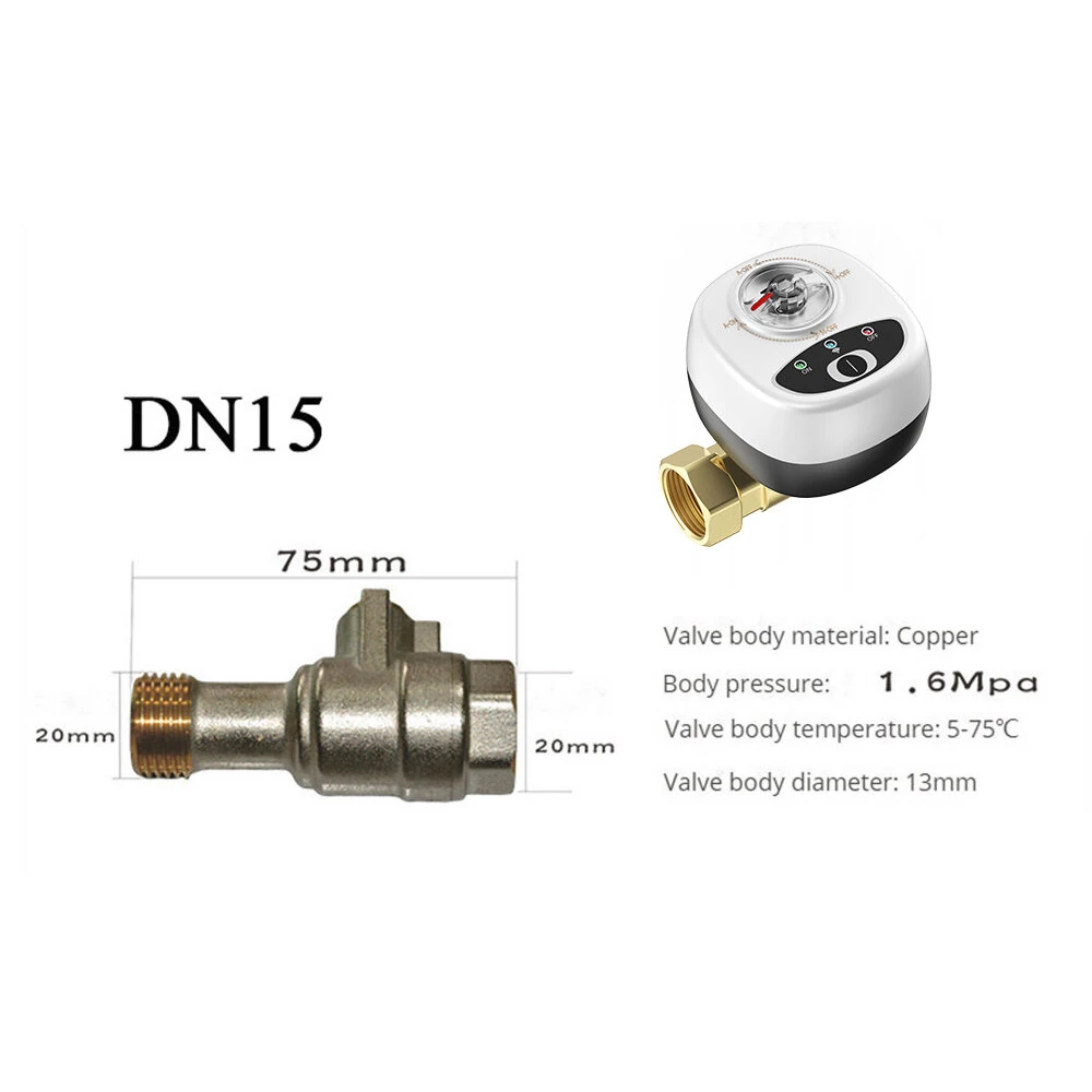 EWeLink CZV20 Smart Zigbe Water Vavle for DN15/DN20/DN25 APP Wireless Control Timing Function IP65 Waterproof Ball Valve Work with Alexa Google Assistant SmartThings — view 7