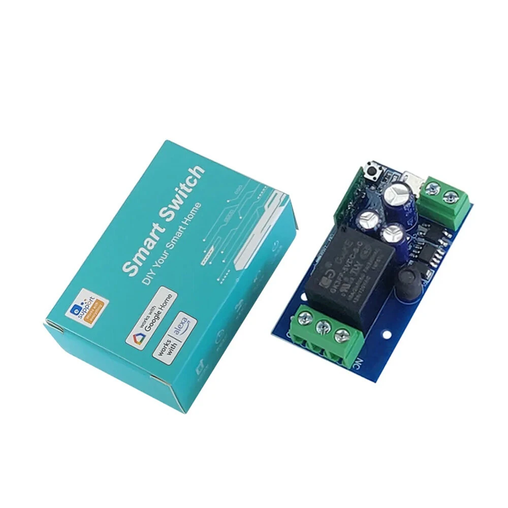 EWelink Smart WiFi Relay Switch DC 5V 12V 24V 48V Wireless Remote Control 1 Channel Alexa Google Home Voice Control — view 6