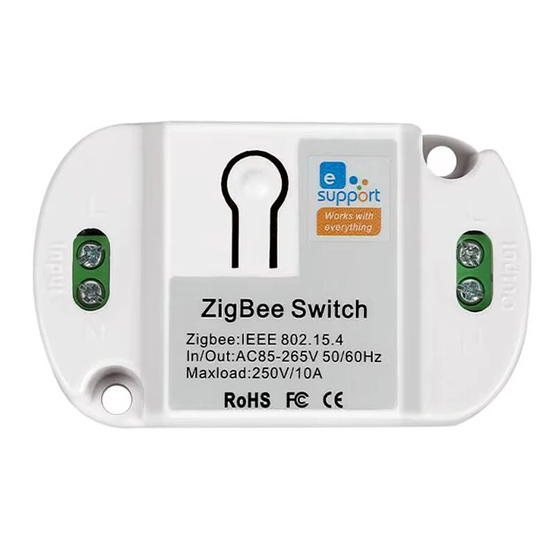 EWelink Wireless Zigbe Smart Switch 10A Support Alexa Smartthings Voice & App Remote Control Switch Smart Breaker Module