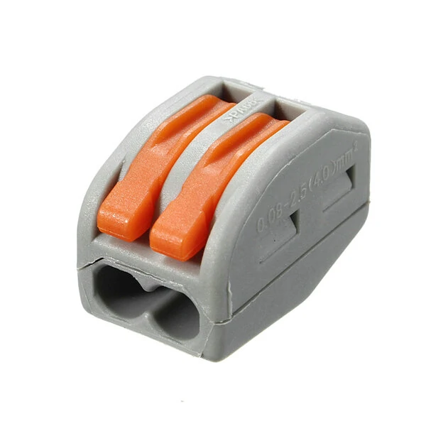 Excellway® ET25 2/3/5 Pins Spring Terminal Block 5Pcs Electric Cable Wire Connector — view 3