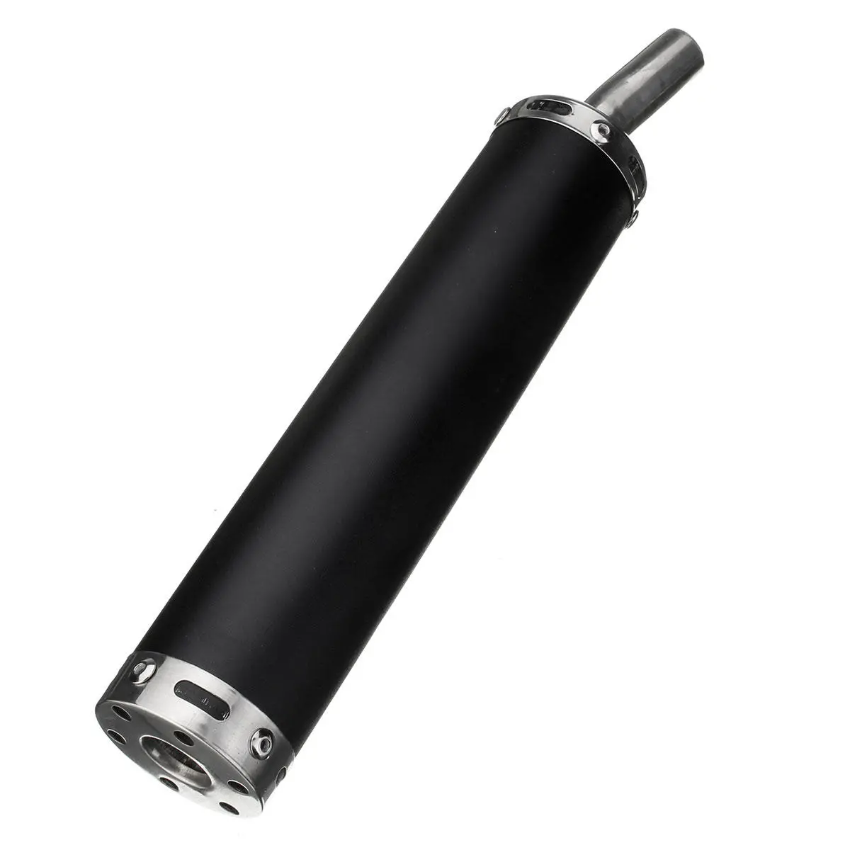 Exhaust Muffler Silencer Pipe Motorcycle Racing 6x28cm Universal For Street Scoo — view 4