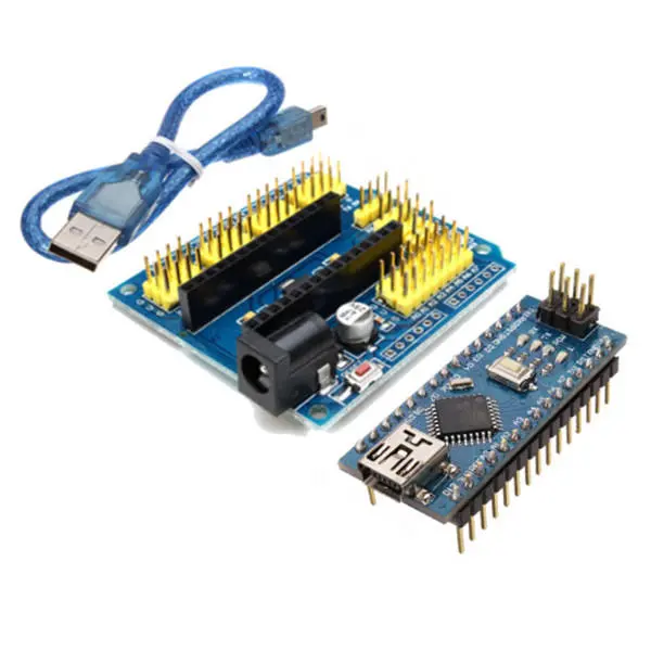 Expansion Board + ATmega328P Nano V3 Improved Version With USB Geekcreit for Arduino - products that work with official Arduino boards — Expansion