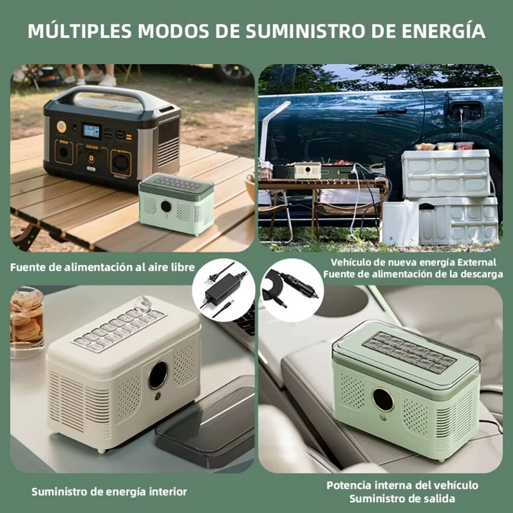EXPED SMART Portable Mini Countertop Ice Maker 16 Solid Ice Cubes 15-20 Minutes Fast Ice Making Easy Ice Removal Low Noise for Home Office Camping Car Use — view 6