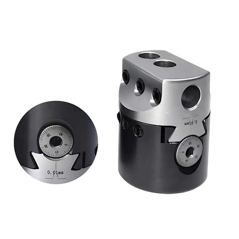 F1 Type Boring Head Without Shank Carbon Steel 12mm 18mm Precision 0.005 Thick Head Boring Milling Fixture For Milling Machine — view 5