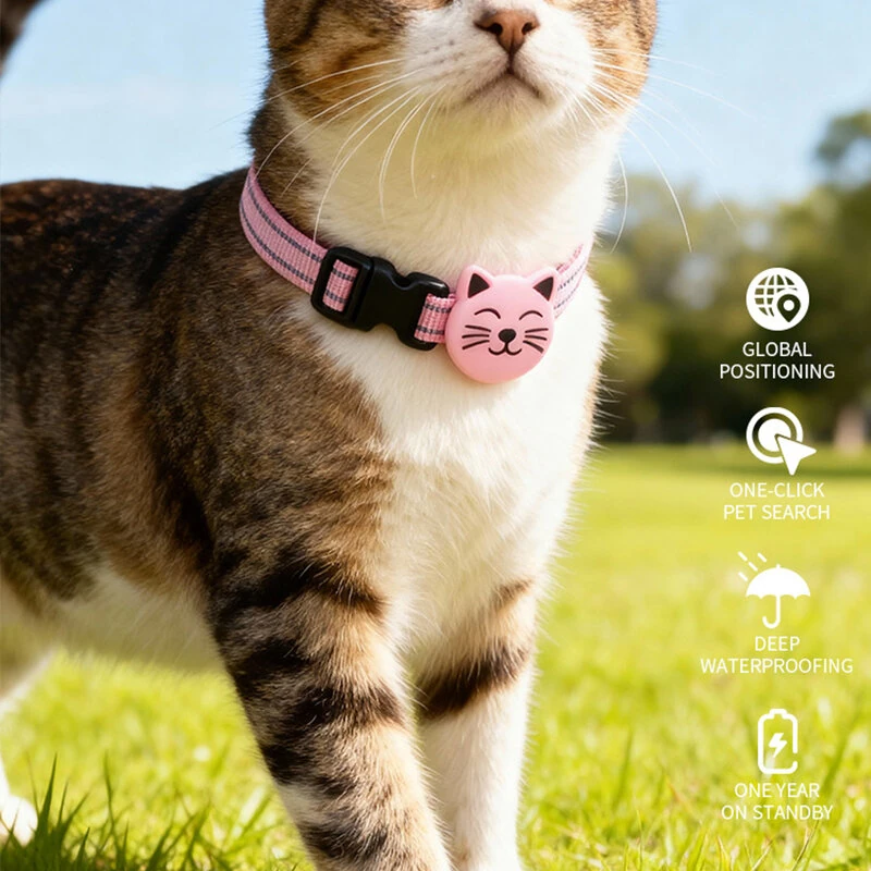 F22 GPS Pet Tracker Dog Cat Locator IOS/Google Androids Dual-system Universal IP68 Waterproof Collar with 90dB Sound — view 4