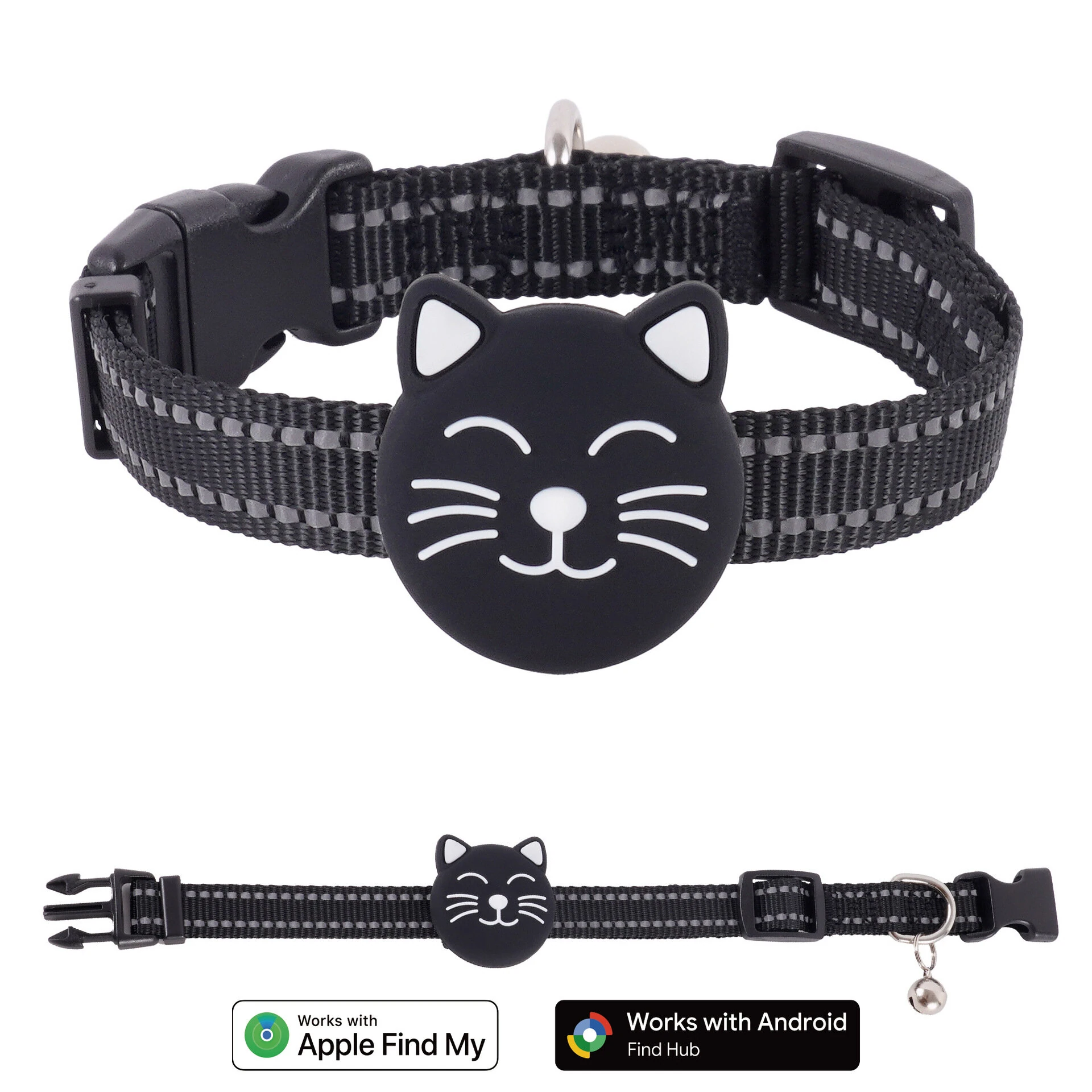 F22 GPS Pet Tracker Dog Cat Locator IOS/Google Androids Dual-system Universal IP68 Waterproof Collar with 90dB Sound — view 7