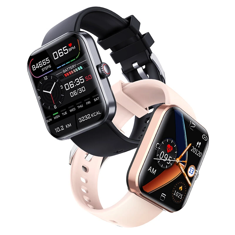 F57L 1.91-inch HD Screen Heart Rate Blood Pressure Blood Glucose SpO2 Monitor Sleep Monitoring Temperature Measurement Multi-sport Modes IP67 Waterproof Smart Watch — view 2