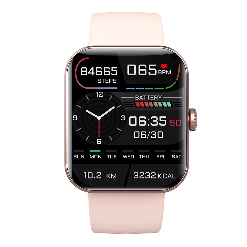 F57L 1.91-inch HD Screen Heart Rate Blood Pressure Blood Glucose SpO2 Monitor Sleep Monitoring Temperature Measurement Multi-sport Modes IP67 Waterproof Smart Watch — view 9