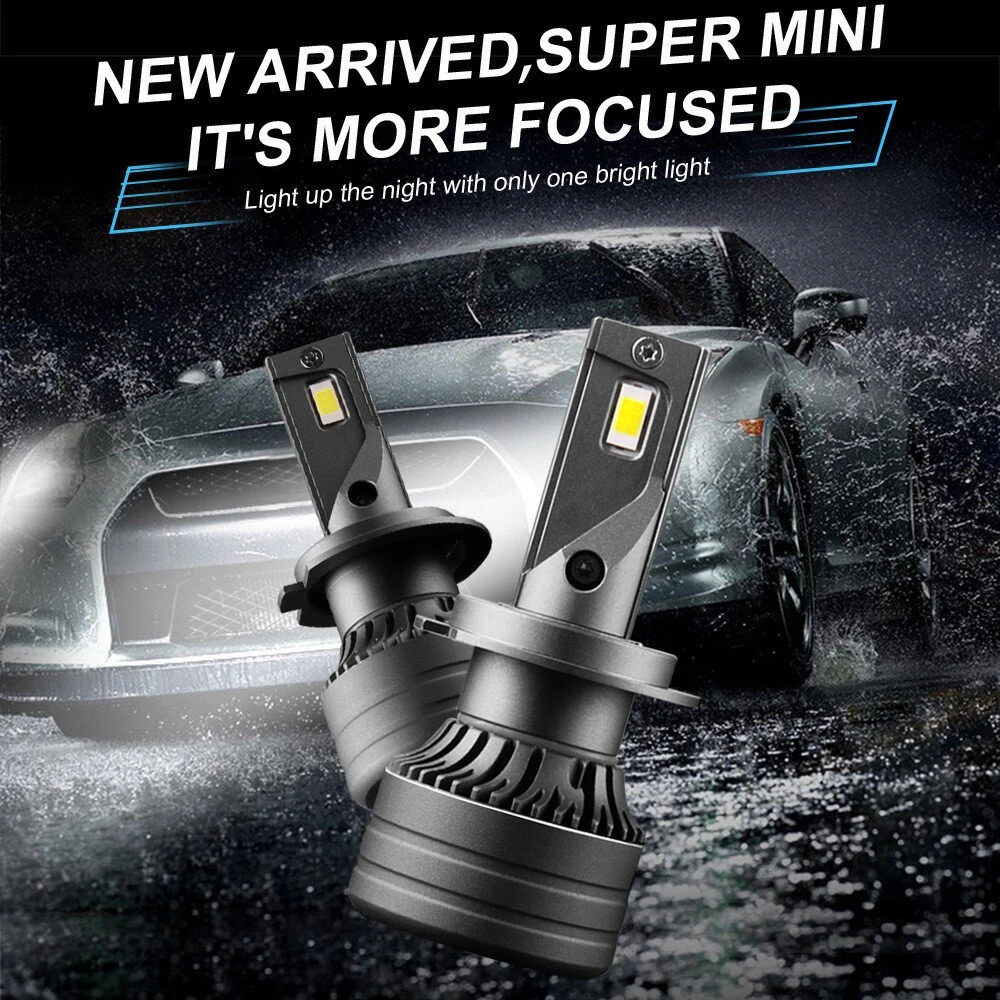 F9D LED Headlight Bulbs 2500LM 6500K Cool White Super Bright 3570 CSP Chips Conversion Kit IP68 Waterproof — view 6