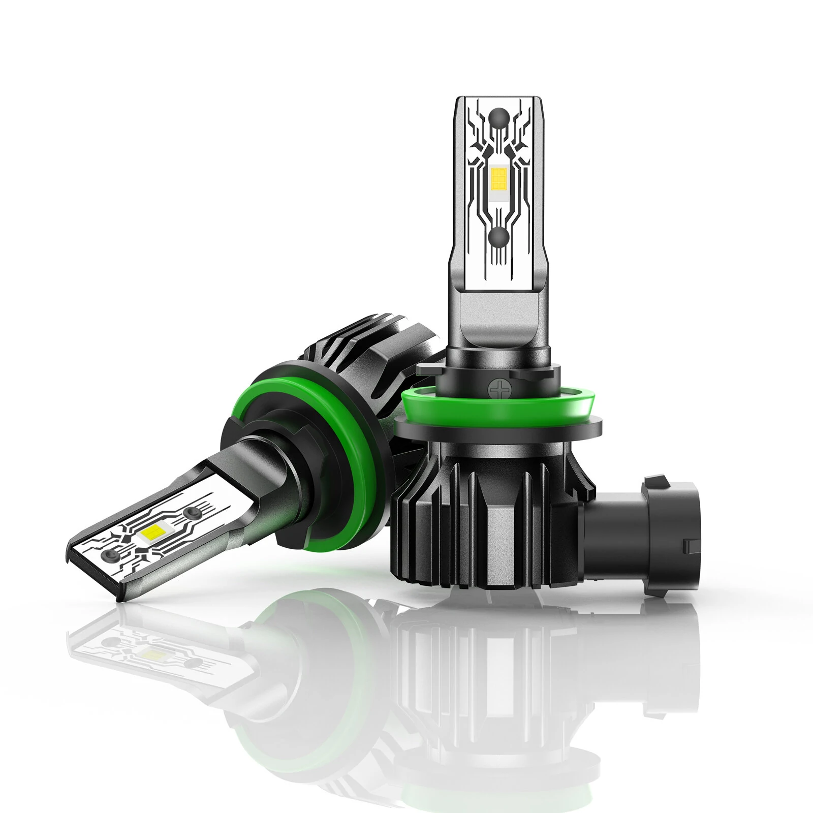 FATEEYE A700-F1 DC 9V-18V Car LED Headlight Bulbs 10000LM/ Pair for Car Modification 6500K Front LED Headlamp High Low Beam — view 3