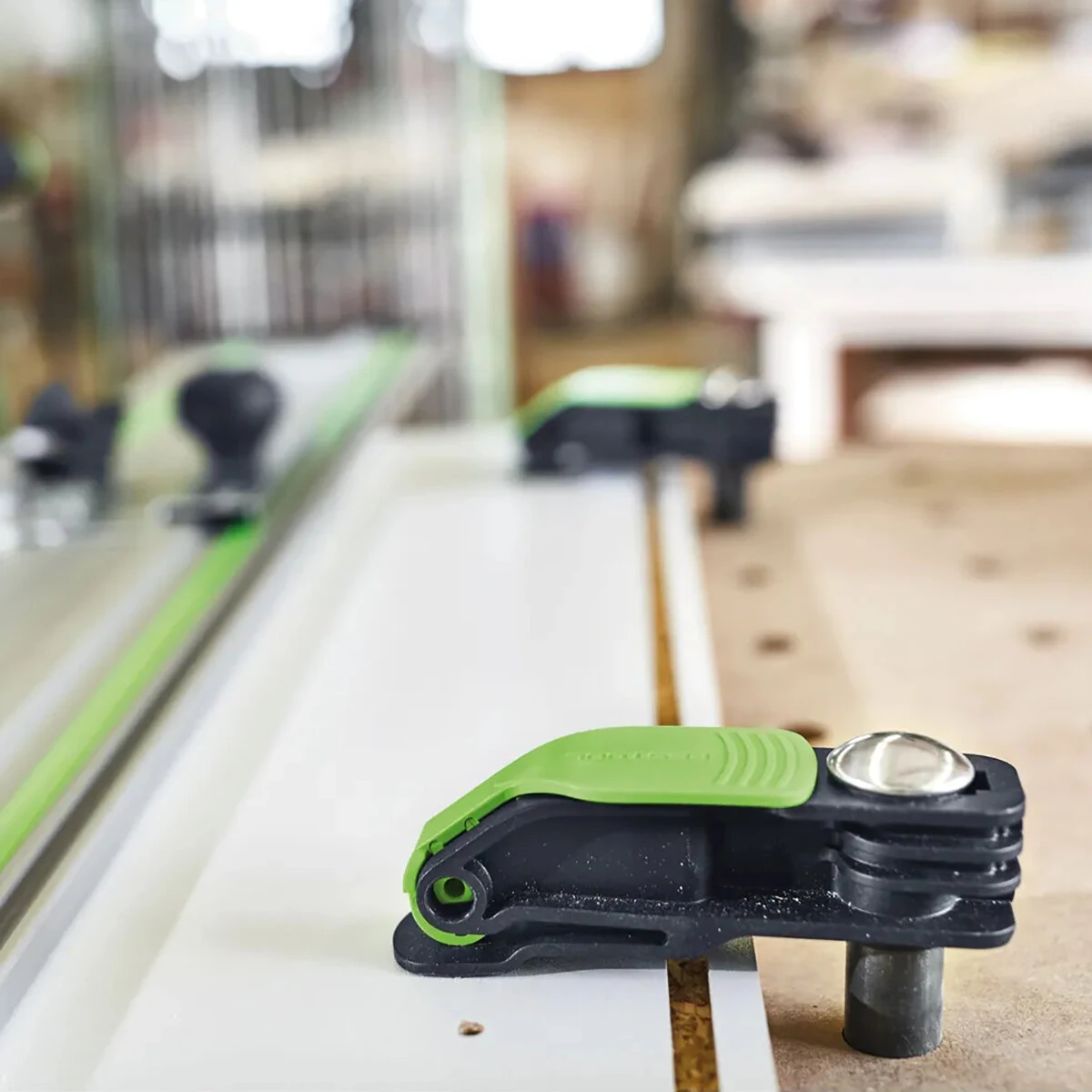 Festool MFT-HZ 80 Lever Clamp 20mm MFT Bench Dog Hold Down Clamp Quick One-Hand Operation Secure Clamping — view 5