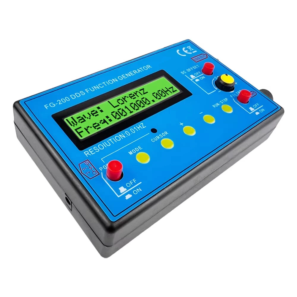 FG-200 DDS Function Signal Generator 15 Waveform Output 0.01Hz-500kHz Sine Square Triangle Schumann Wave Module — view 4