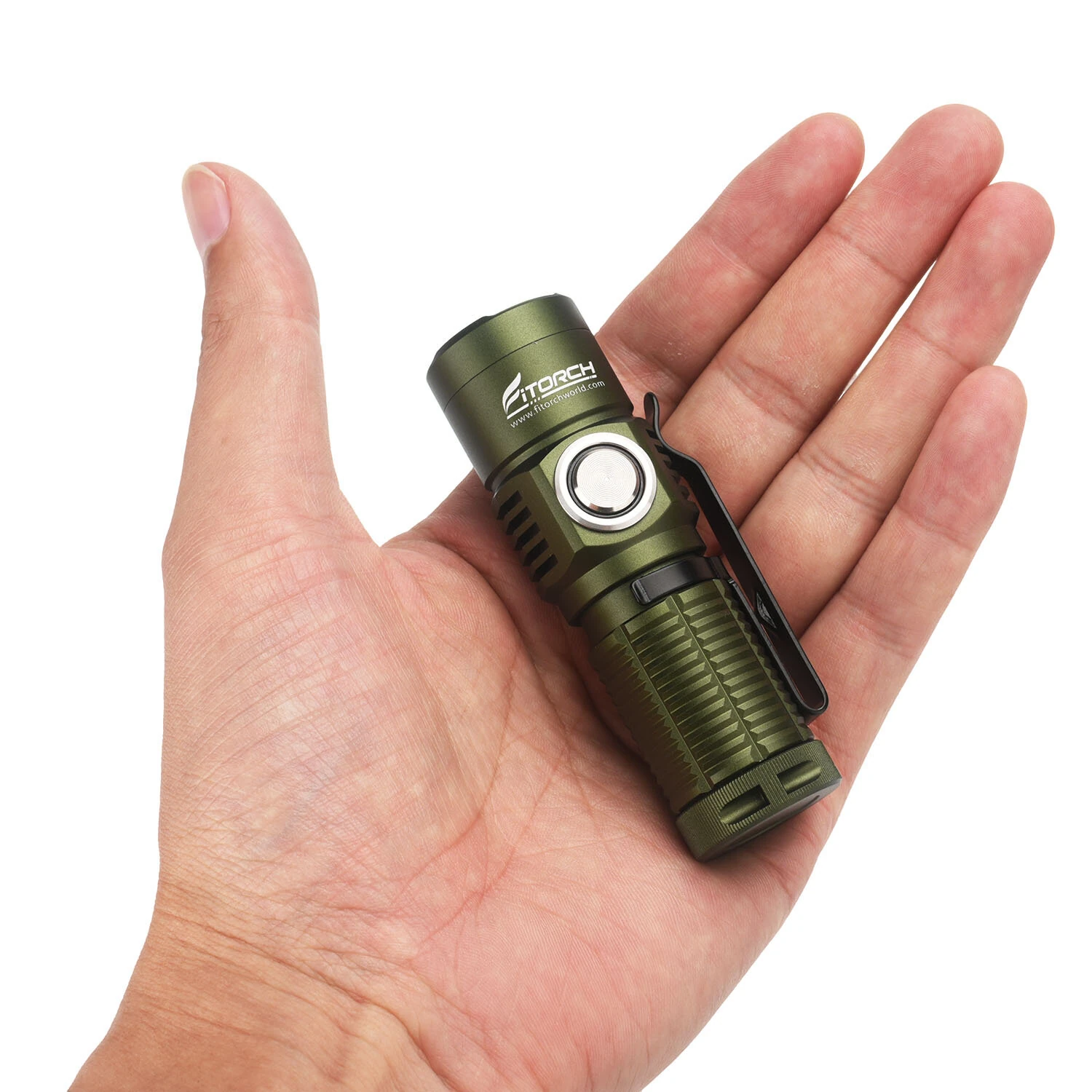 Fitorch ER16GT 1350LM Compact EDC LED Flashlight with 18350 Battery USB Rechargeable Powerful Mini Torch Portable Outdoor Clip Light — view 6